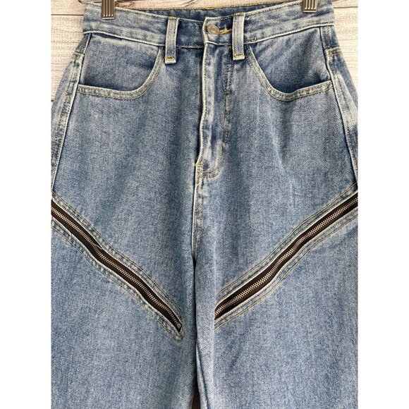 Yuyu Active High Rise Denim Zipper Jeans Size Small - Picture 5 of 9